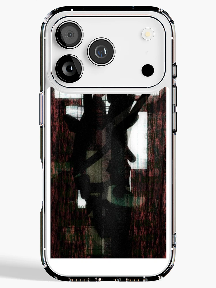 Thumbnail 1 of 5, iPhone Case, Abstract Slender Man designed and sold by Richard Clear.