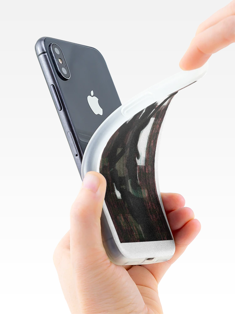 Thumbnail 4 of 5, iPhone Case, Abstract Slender Man designed and sold by Richard Clear.