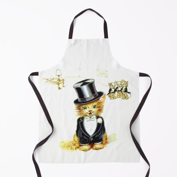 Item preview, Vintage Kitty cat in a Top Hat designed and sold by HolidayBug.