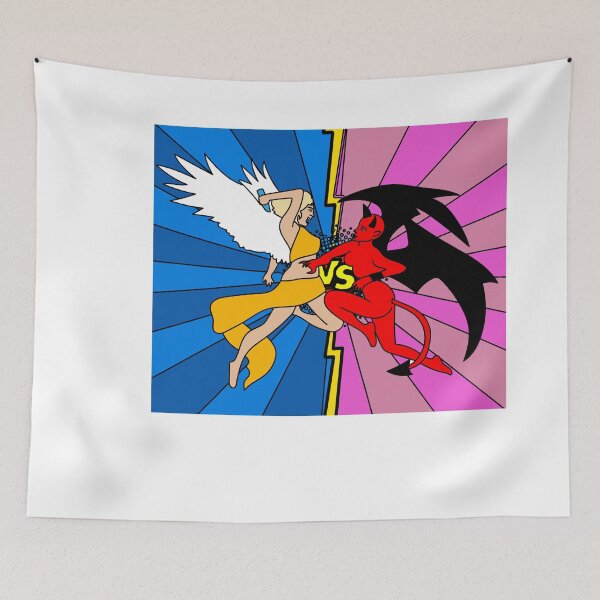 Item preview, Fight Angel Devil Good Against Evil designed and sold by flofin.