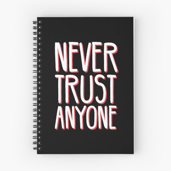 Item preview, Never Trust Anyone - Betrayal - A Beautful Distressed Typography Design designed and sold by crazycollective.