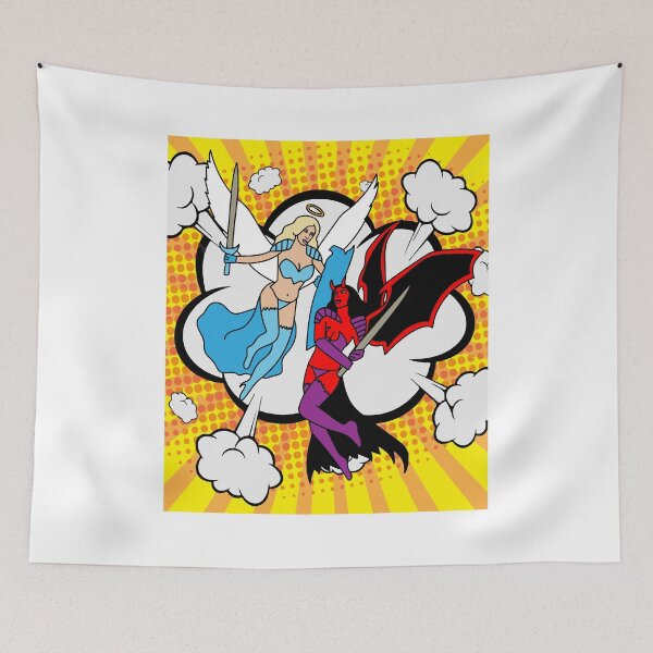 Item preview, Fight Angel Devil Good Against Evil designed and sold by flofin.
