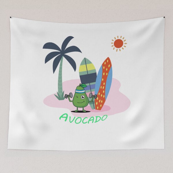 Item preview, Funny Avocado Surfing Classic T-Shirt designed and sold by YnseShoop.