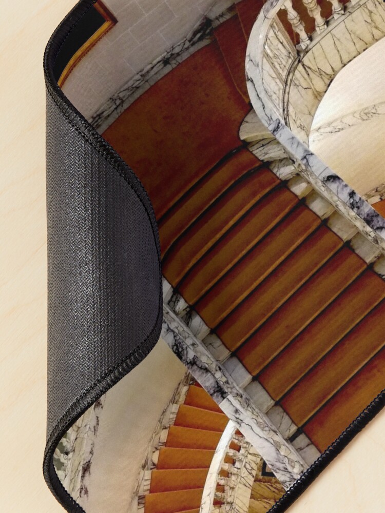Alternate view of Very old circular staircase seen from above Mouse Pad
