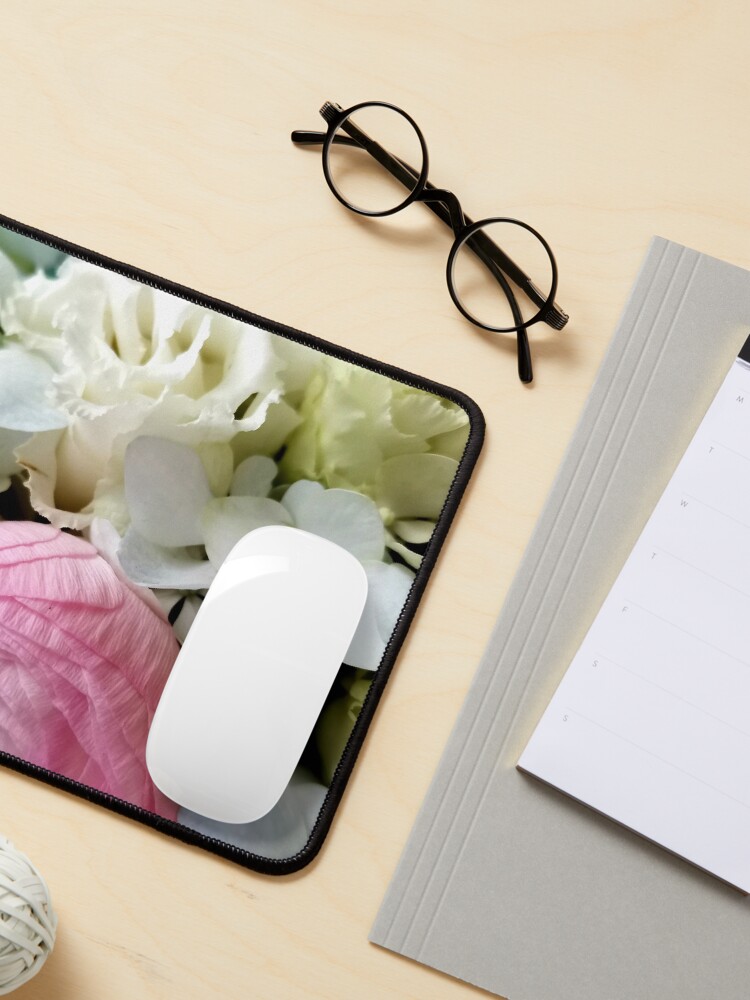 Alternate view of Ask me about my flowers Spring multicolored flowers, soft and beautiful perfect for your home Mouse Pad
