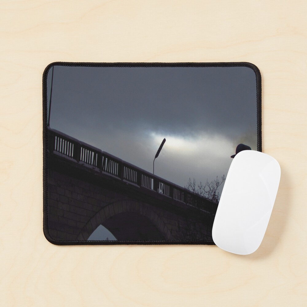 Light up my sky winter scene Mouse Pad