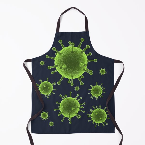 Item preview, Pattern Of The COVIND-19 Coronavirus Virus In Green designed and sold by Phantasmal-2-do.