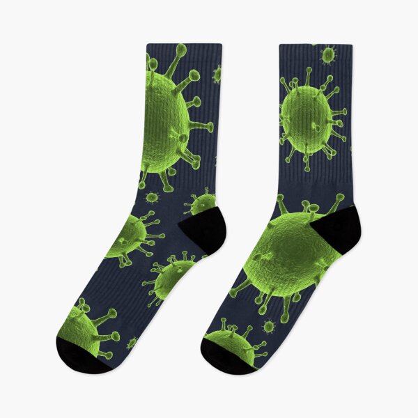 Item preview, Pattern Of The COVIND-19 Coronavirus Virus In Green designed and sold by Phantasmal-2-do.