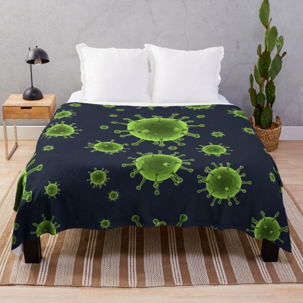 Item preview, Pattern Of The COVIND-19 Coronavirus Virus In Green designed and sold by Phantasmal-2-do.