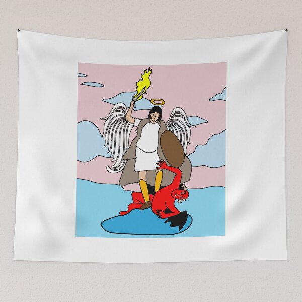 Item preview, Fight Angel Devil Good Against Evil designed and sold by flofin.