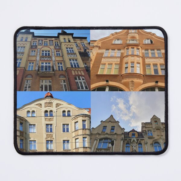 Item preview, Art Nouveau Architecture Collage designed and sold by TalBright.
