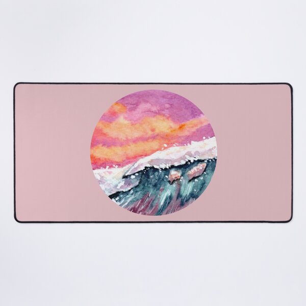 Item preview, Ocean Love - Round - Watercolour Painting designed and sold by Pattokarts.