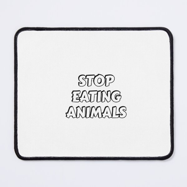 Item preview, STOP EATING ANIMALS - vegan designed and sold by Inspirationmotivation.