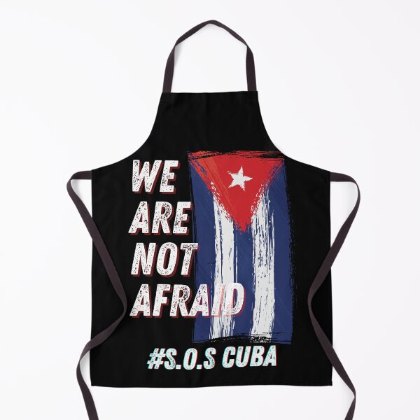 Item preview, We are not afraid S.O.S Cuba libre designed and sold by ConstantinoMD1.