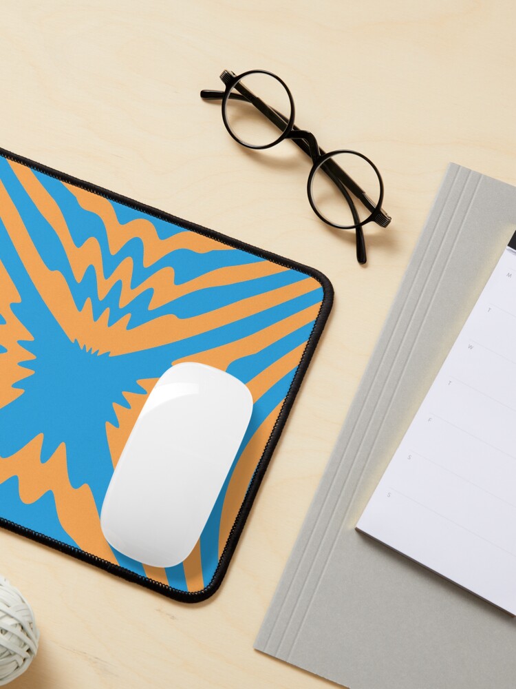 Alternate view of Tribal, zebra pattern Mouse Pad