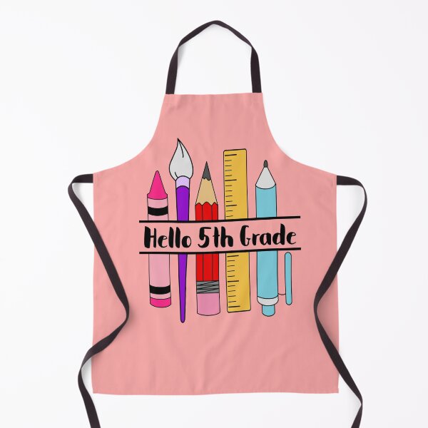 Item preview, hello 5th grade for the first day back to school designed and sold by champagnemoment.