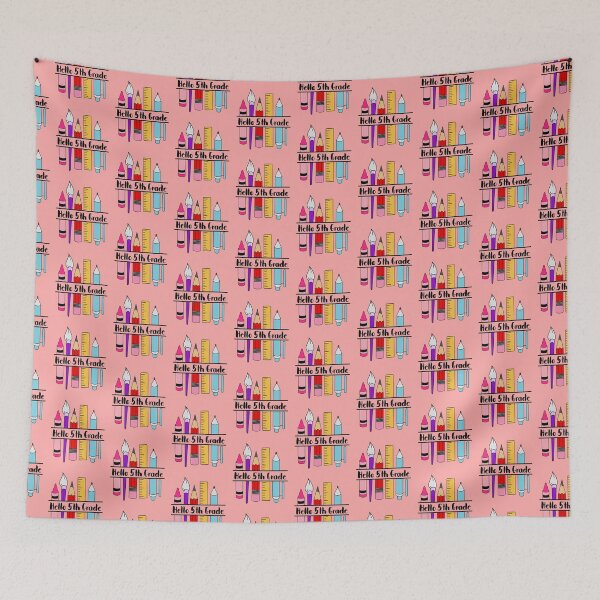 Item preview, hello 5th grade for the first day back to school  designed and sold by champagnemoment.