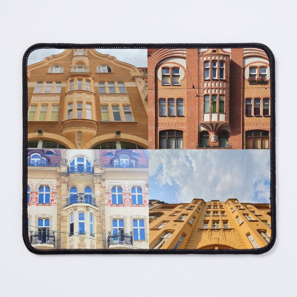Item preview, Art Nouveau architecture collage - Poznan, Poland designed and sold by TalBright.