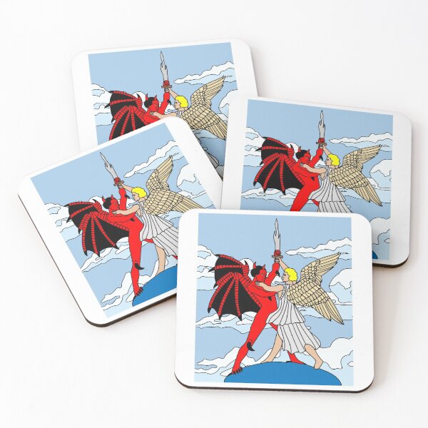 Item preview, Fight Angel Devil Good Against Evil designed and sold by flofin.