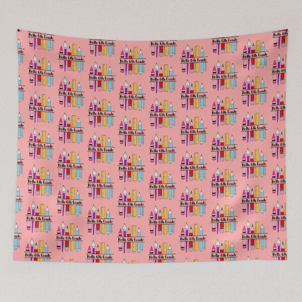 Item preview, hello 6th grade for the first day back to school  designed and sold by champagnemoment.