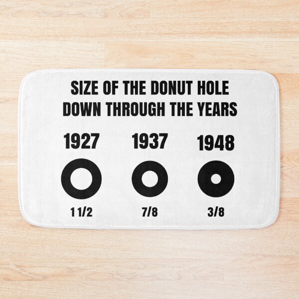 Item preview, SIZE OF THE DONUT HOLE designed and sold by Dobsy.