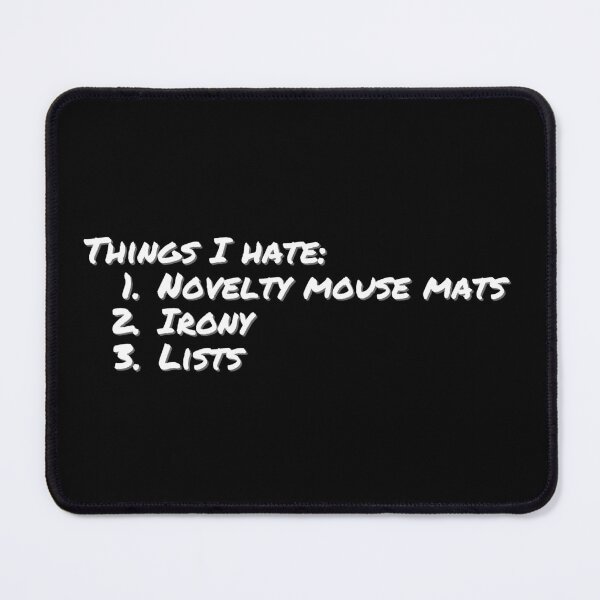 Item preview, Things I hate designed and sold by The Agreeable Raven.