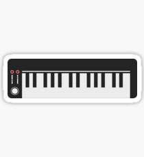 Music Keyboard Sticker