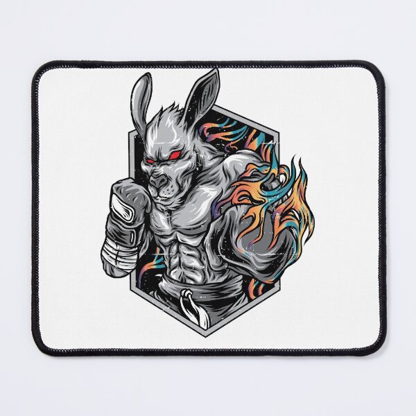 Item preview, Boxing kangaroo fiery fist designed and sold by Emil1993.