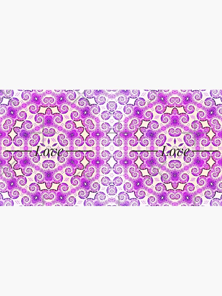 Lavender Love mandala design by CWartDesign