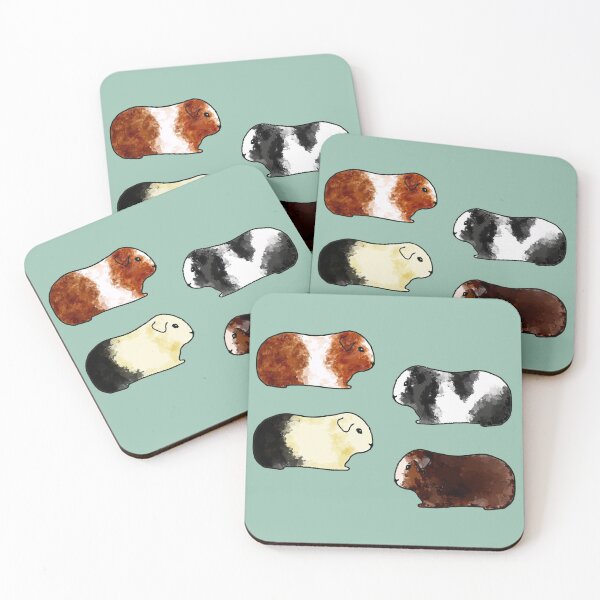 Item preview, Four Guinea Pigs designed and sold by Rosemaryart.