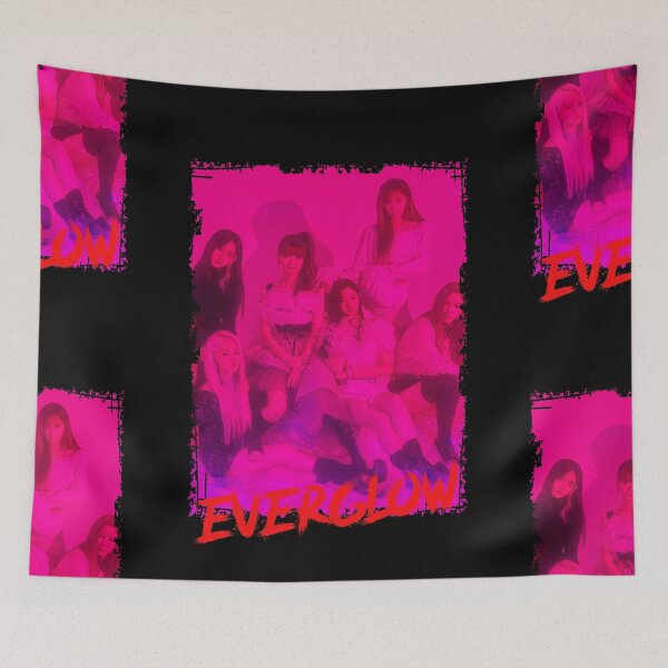 Item preview, Everglow Kpop Group Members Purple Korean Kpop RGB Color Design designed and sold by Piosenka Art.