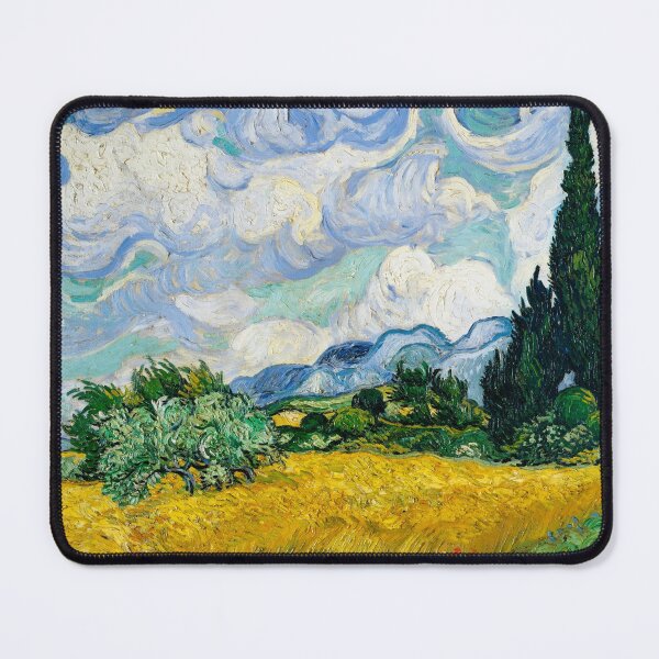 Item preview, Wheat Field with Cypresses (1889) by Vincent Van Gogh. designed and sold by DarioNelaj.