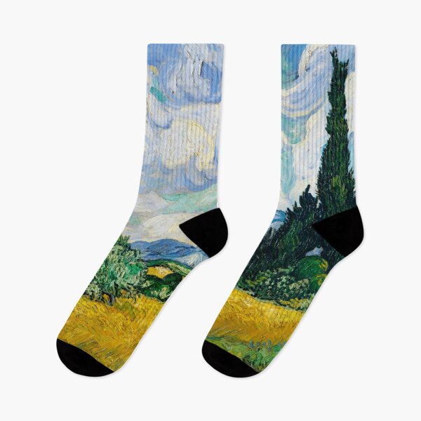 Item preview, Wheat Field with Cypresses (1889) by Vincent Van Gogh. designed and sold by DarioNelaj.