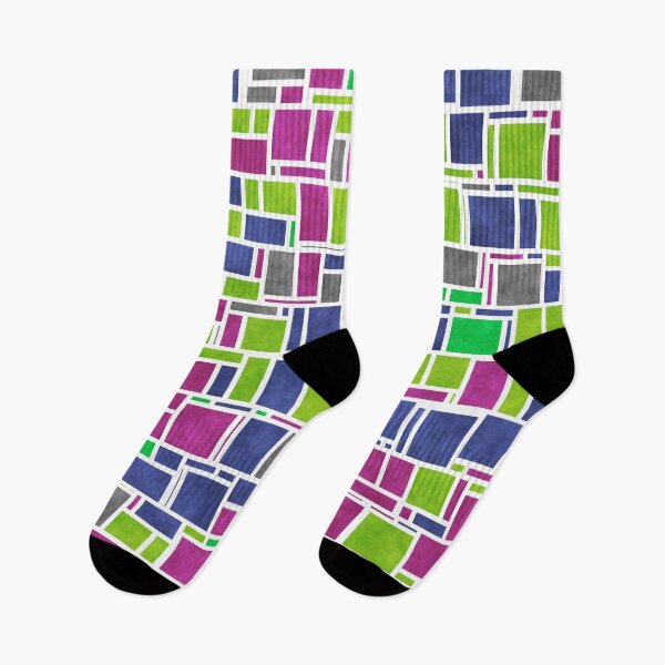 Item preview, Vibrant Funky Colorful Mondrian designed and sold by Kaleiope Studio.