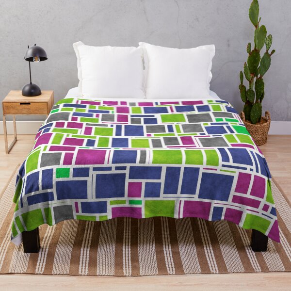 Item preview, Vibrant Funky Colorful Mondrian designed and sold by Kaleiope Studio.