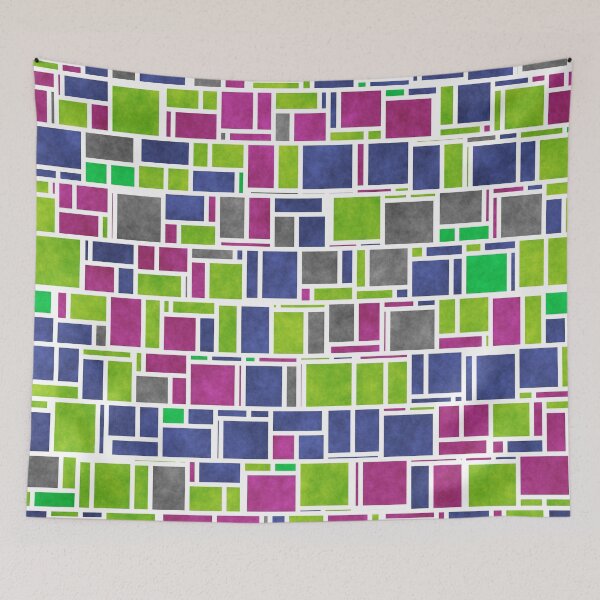 Item preview, Vibrant Funky Colorful Mondrian designed and sold by Kaleiope Studio.