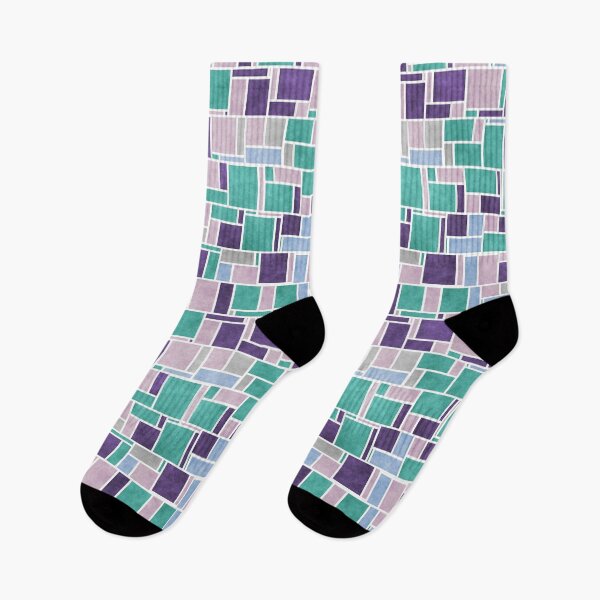 Item preview, Funky Pastel Mondrian designed and sold by Kaleiope Studio.
