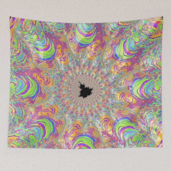Item preview, Psychedelic Groovy Colorful Mandelbrot Fractal Art designed and sold by Kaleiope Studio.
