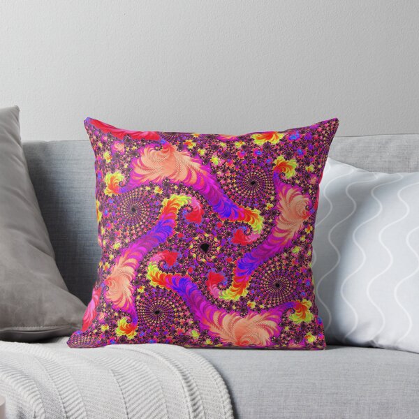 Aperçu de l'œuvre Art fractal en spirale hippie coloré et vivant créée et vendue par Kaleiope Studio.