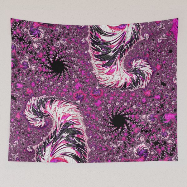 Item preview, Trippy Groovy Swirly Pink Fractal Art designed and sold by Kaleiope Studio.