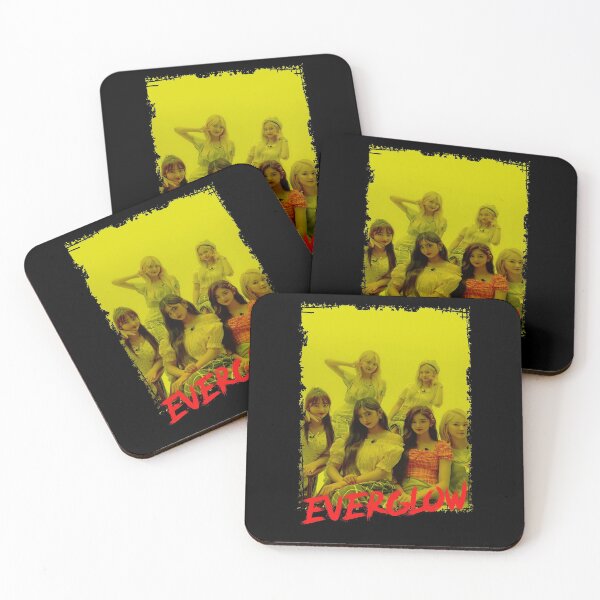 Item preview, Everglow Kpop Group Members Yellow Korean Kpop RGB Color Design designed and sold by Piosenka Art.