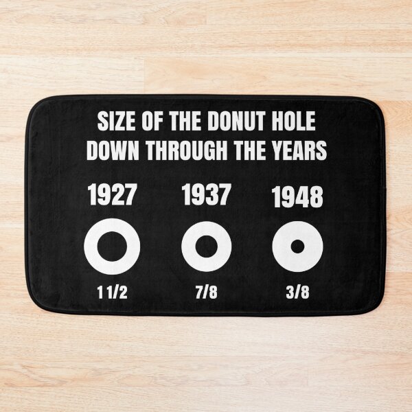 Item preview, SIZE OF THE DONUT HOLE designed and sold by Dobsy.