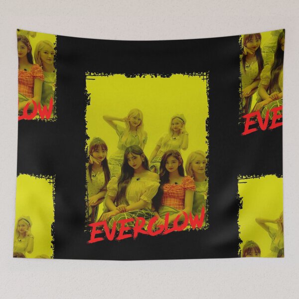 Item preview, Everglow Kpop Group Members Yellow Korean Kpop RGB Color Design designed and sold by Piosenka Art.