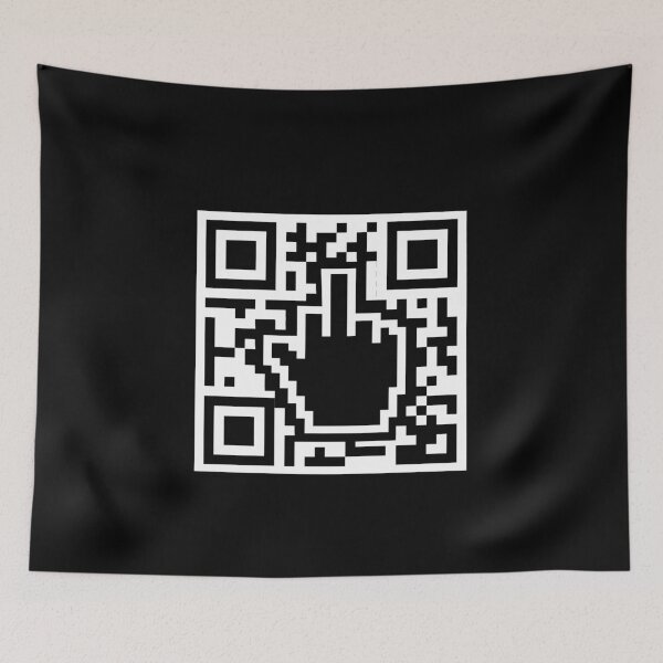 Item preview, QR Code Middle Finger Green Pass - Scan Here designed and sold by Shirt-Designs.