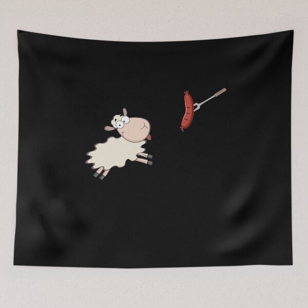 Item preview, Sheep hunting bratwurst - don't be a sheep - think designed and sold by Shirt-Designs.