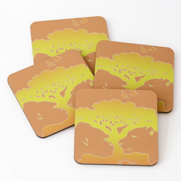 Item preview, Monkey And Lioness On A Tree Gestalt Psychology designed and sold by Phantasmal-2-do.