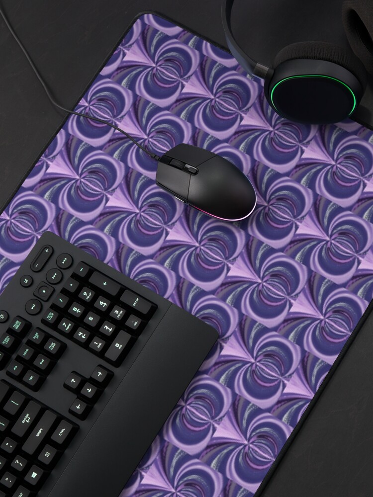 Alternate view of Multicolored unique everlasting pattern. Geometric pattern Mouse Pad