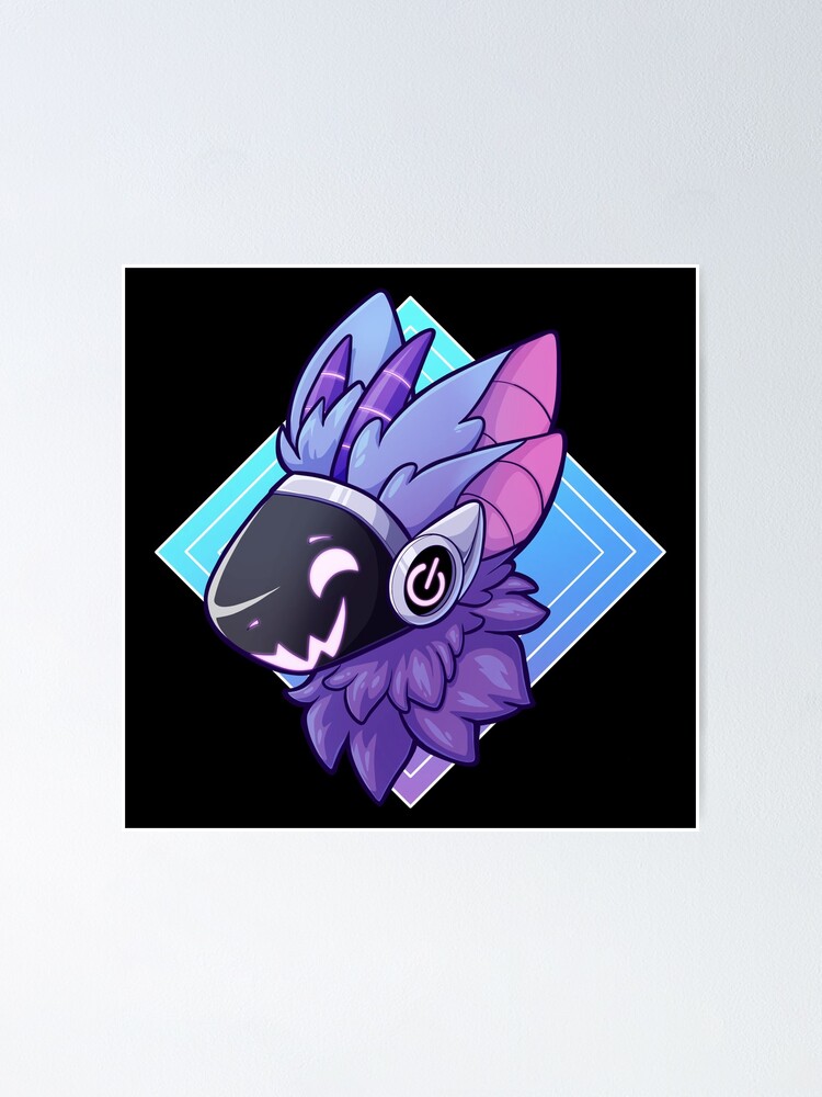 Protogen - Insert Batteries Here - Blue/Purple Sticker for Sale by  MillyD13