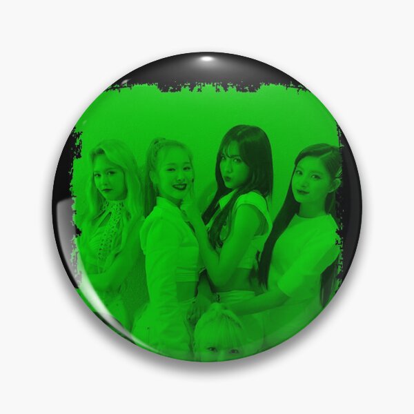 Item preview, Everglow Kpop Group Members Green Korean Kpop RGB Color Design designed and sold by Piosenka Art.