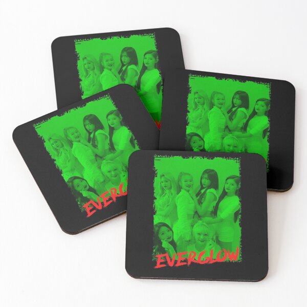 Item preview, Everglow Kpop Group Members Green Korean Kpop RGB Color Design designed and sold by Piosenka Art.